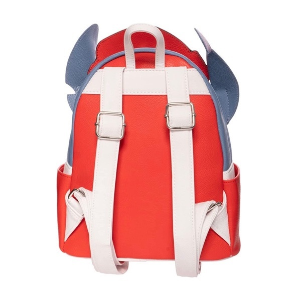 Loungefly Lilo & Stitch Holiday Santa Stitch Mini Backpack - EE Exclusive - Picture 4 of 9